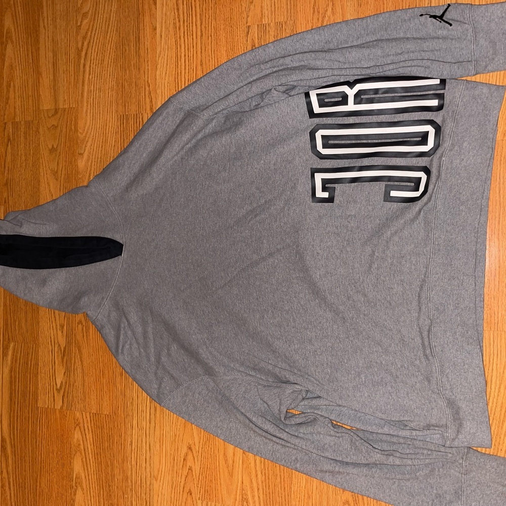 Nike Air Jordan Grey black hoodie 3xl euc
